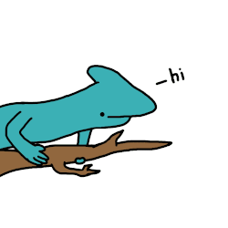 Grünes Chamäleon GIF smol.gif